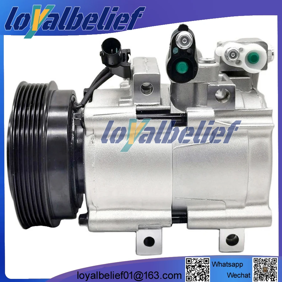 

HS18 AC COMPRESSOR For Hyundai Santa Tucson TRAJET Elantra XD Kia Sportage F500-MAXDA-01 F500-NA5CA-04 F500-BBWBB-08 97701-26300