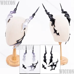 Dragon Sylus Horn Scale Mask Game Love and Deepspace Cosplay Longjiao QinChe Black Dgragon Abyssal Splendor Holloween Customized