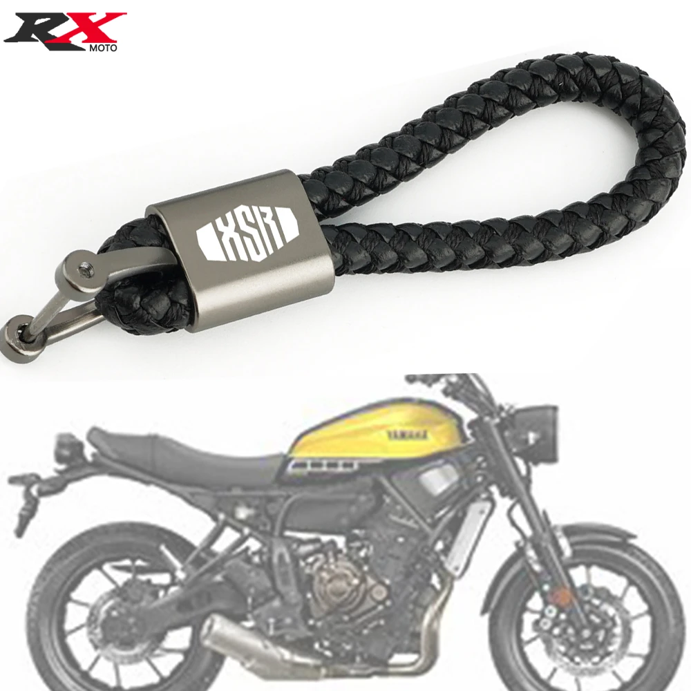 

With Logo "XSR" For Yamaha XSR700 XSR900 XSR 700 900 2015-2023 Motorcycle Keychain Keyring Key Chains Lanyard Chain Key Rings