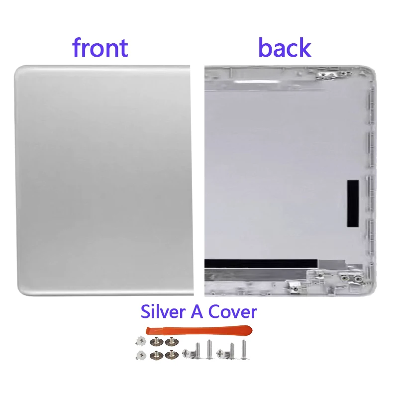 Replace Cover For 15-DA 15-DB DX 250 G7 255 G7 TPN-C135 C136 LCD Rear Cover Front Frame Palm Bottom Cover hinge Silver