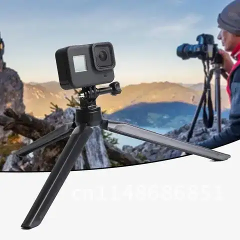 Portable Mini Handheld Universal Mobile Phone Accessories Easy Operation Live Broadcast Multipurpose Tripod Stand Holder