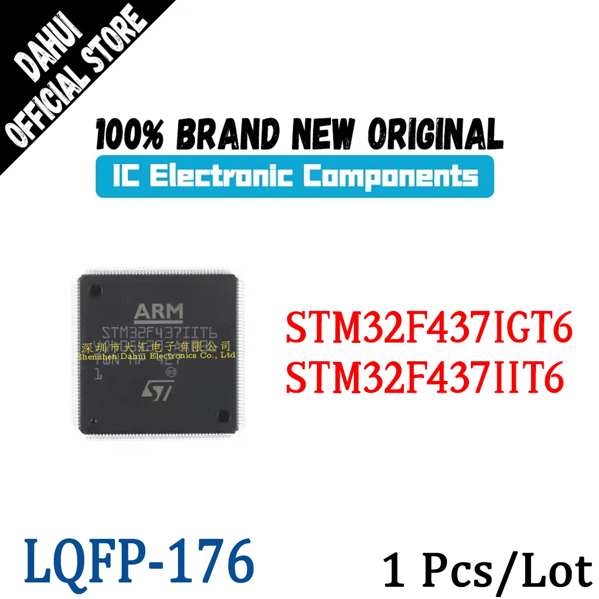 

STM32F437IGT6 STM32F437IIT6 LQFP-176 Microcontroller chip IC new original