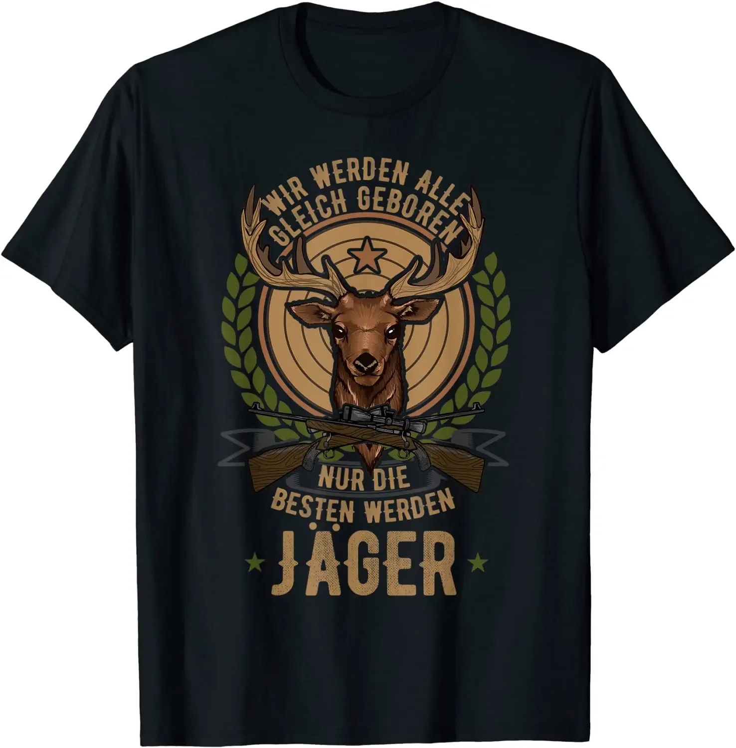 Die Besten Werden Hunter Slogan Hunting Deer Gift T-Shirt. Summer Cotton Short Sleeve O-Neck Mens T Shirt New S-3XL