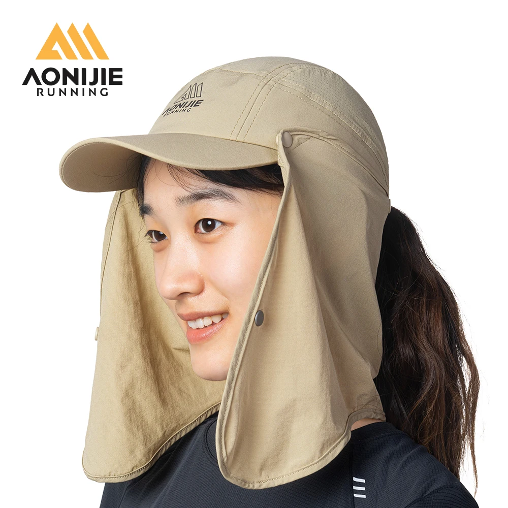 Aonijie Sun Protection Caps Long Detachable Sunscreen Shawl Fishing Hat Suitable for Outdoor Hiking Desert Travel E4626