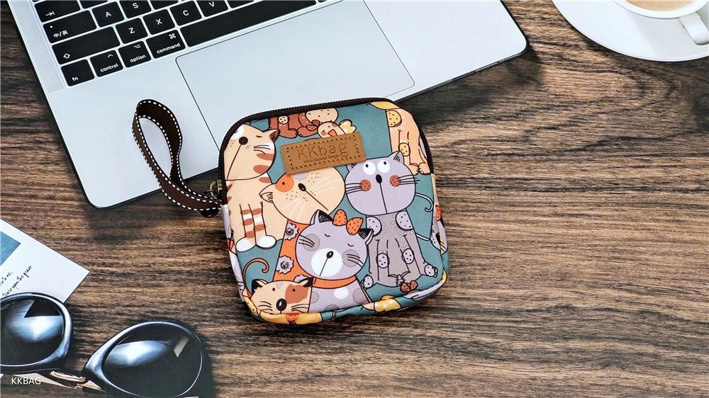 Nette Tampon Lagerung Tasche Frauen Mädchen Serviette Sanitär Pad Beutel Kosmetik Tasche Fall Tragbare Geldbörse Mini Reise Veranstalter – Detail 7