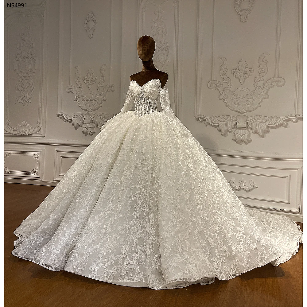 Customized NS4991 Lace Off Shoulder Princess Elegant Wedding Dress -  AliExpress 320