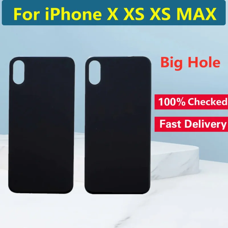 

Back Glass For iPhone X XS XS MAX Back Rear Glass Housing Door For iPhone X Glass With CE Replacement