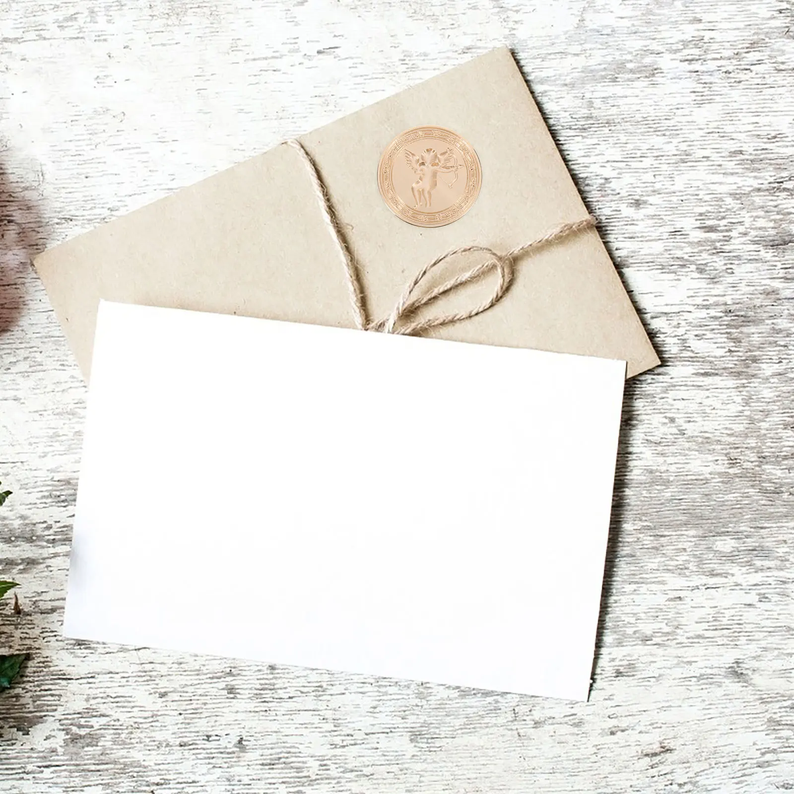 

Angel Cupid Removable Brass Head for Envelopes Cards Documents Smooth Non Stick Easy Clean Vintage Style