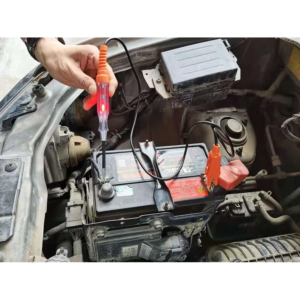 6 to 24 Volt Circuit Tester Pen Used in For Vehicle Maintenance for Electrical Line Testing and Power Connection Tasks