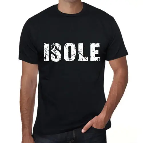 ULTRABASIC Homme Tee-Shirt Isole Isole T-Shirt Graphique Éco-Responsable