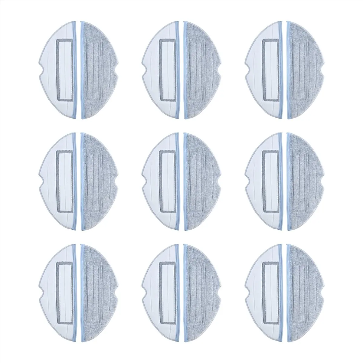 (A25M) 18Pcs Replacement Mop Cleaning Cloth for Roborock S7 T7 T7Plus Robot Vacuum Cleaner Spare Parts