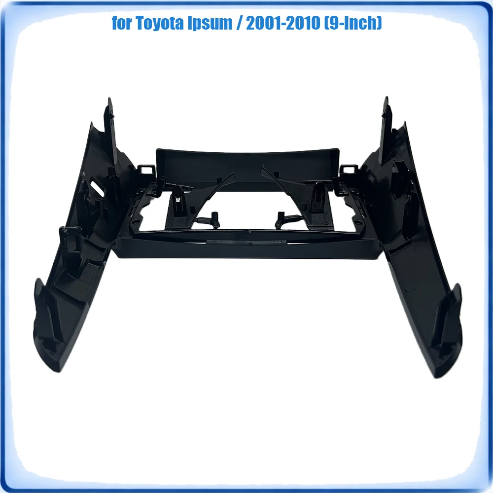 Car Radio Fascia Frame For Toyota Ipsum 2001-2010 9 inch Wiring Harness Power Cable Plug and Play