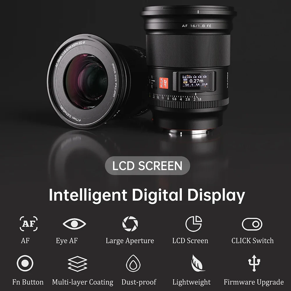 (البرازيل متوفر) VILTROX 16mm F1.8 عدسة كاملة الإطار فتحة كبيرة زاوية واسعة للغاية عدسة تركيز تلقائي لكاميرات نيكون Z-mount
