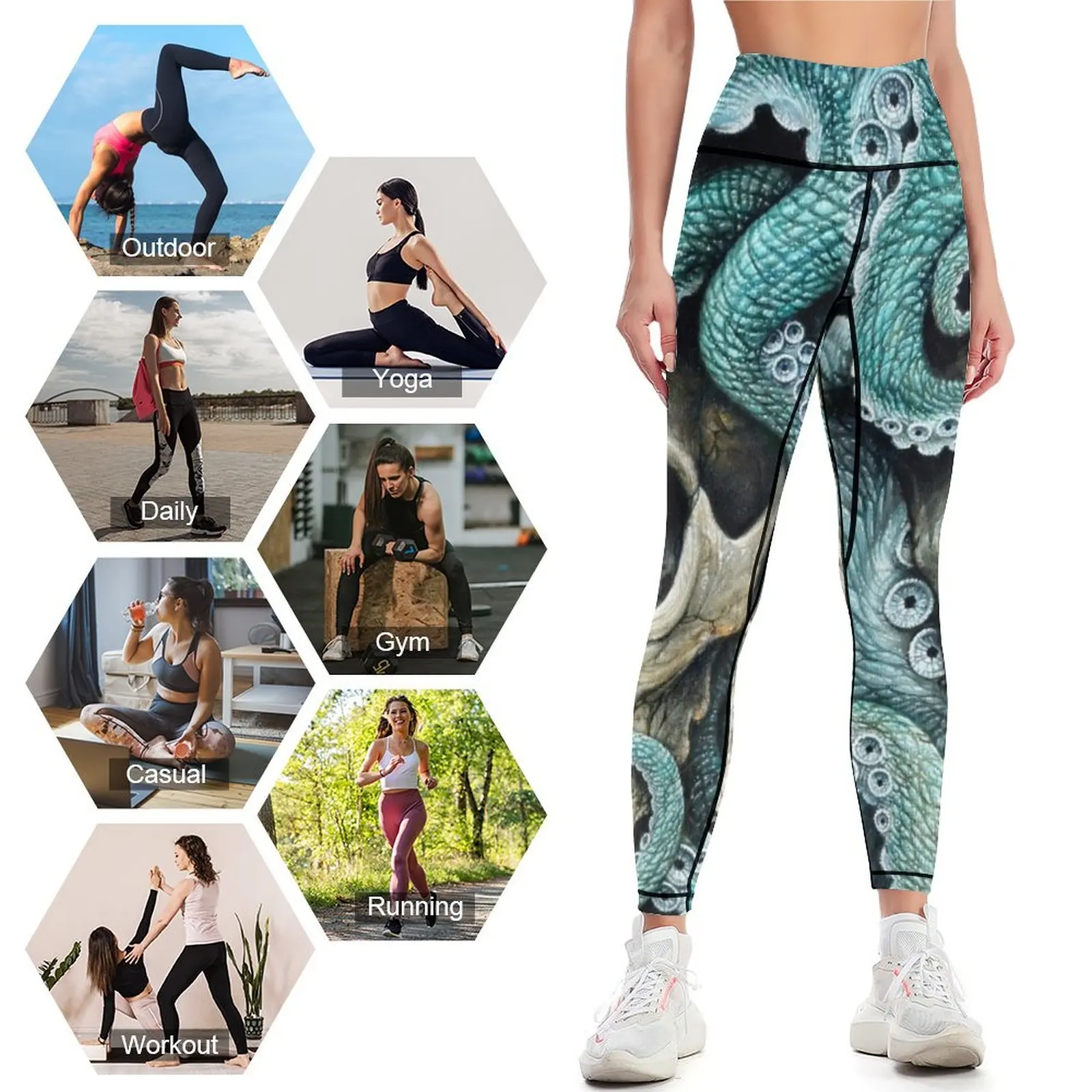 please love, don't die so far from the sea Leggings sportswear gym Training pants workout clothes for Womens Leggings