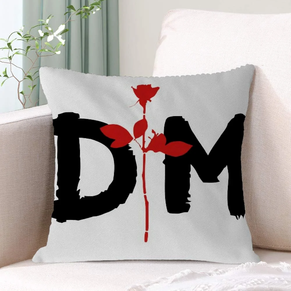 Throw Pillow Covers Depeche Mode 45x45 Cushions Cover Personalized Gift Decorative Pillowcase Luxury Living Room Decoration Home