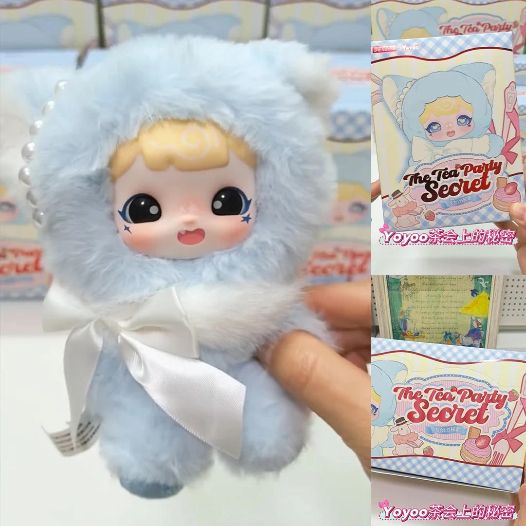 

YOYOO The Tea Party Secret Blind Box Mystery Toys Cute Doll Sweet Rabbit Box Vinyl Model Gifts Trendy Play Adult Kid Gift Toy