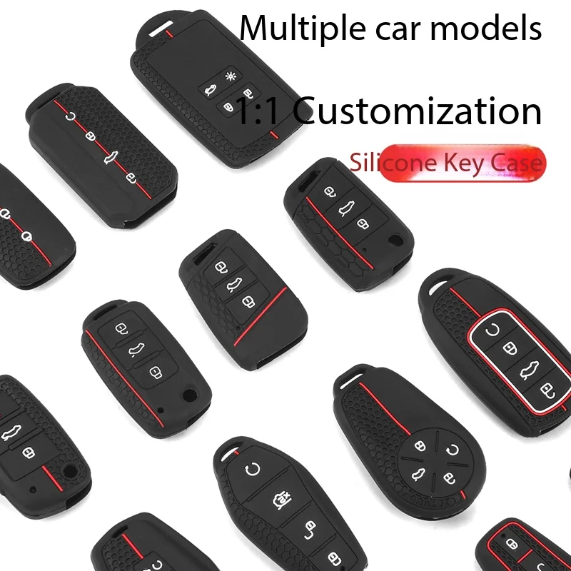 Suitable for Mercedes-Benz E300L Silicone Case Gla200 Honeycomb Pattern C180La200 Cover C260L Mercedes-Benz Glc Keychain