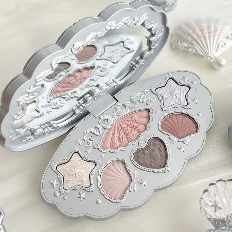 Makeup Flower Knows Shell Pearl Collection Primer Coloring Makeup Base Face Milk Brightening and Holding Make Up Concealer