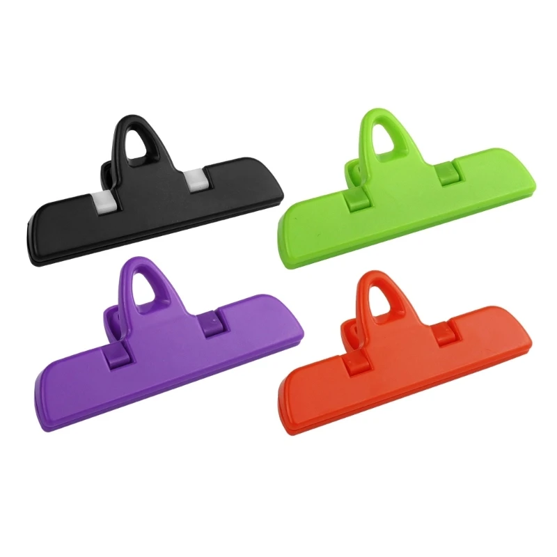 10pcs Snacks Sealing Clip Craft from Sturdy Plastic Materials Keeps Food Tidying for Long Time Storage Needs Household