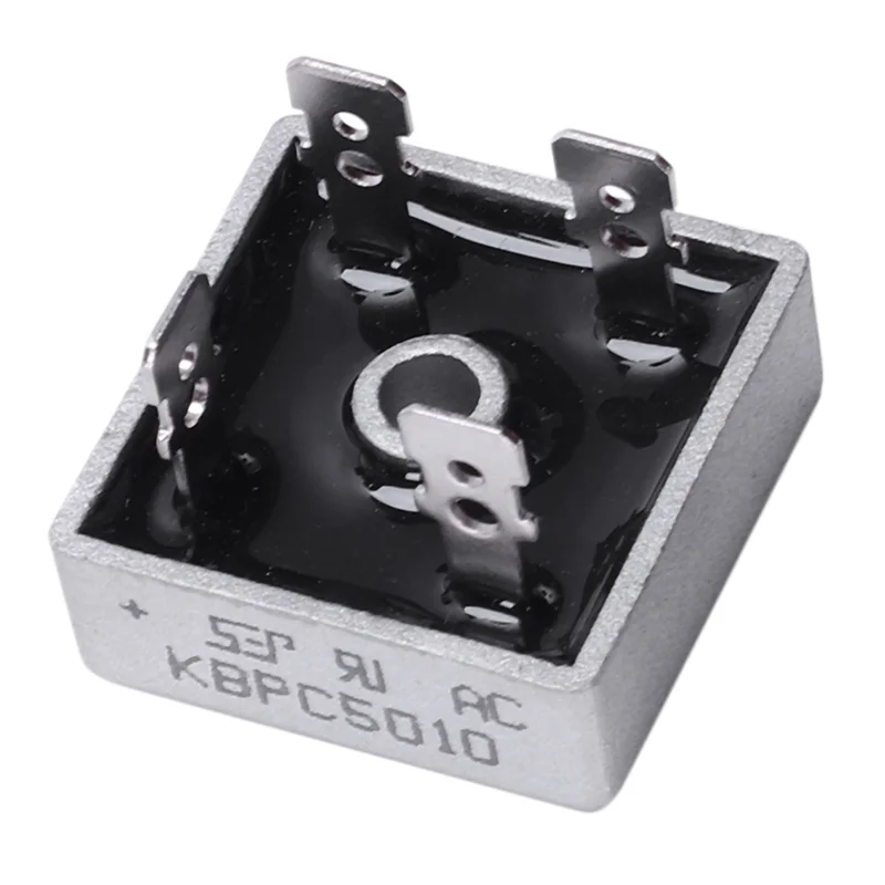 ABKQ-40 PCS 50A 1000V Металлический корпус Однофазный диодный мостовой выпрямитель KBPC5010
