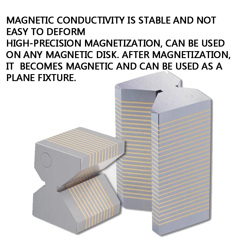 Hoge Precisie Slijpmachine Zuignap V-Vormig Magnetisch Geleidend Blok Magnetisch Blok Fijne Grove Koperen Strip 35ab36V 37V