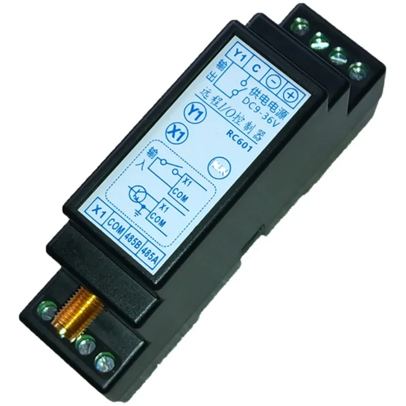 MODBUS-وحدة IO اللاسلكية، مخرج مرحل 1 في 1، مسافة 2 كم، 3 كم، 7 كجم، لوحة 433 مترًا