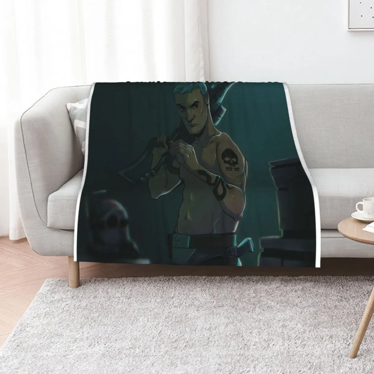 

Crosshair Pinup Throw Blanket Thermals For Travel warm winter Weighted Decorative Beds Blankets