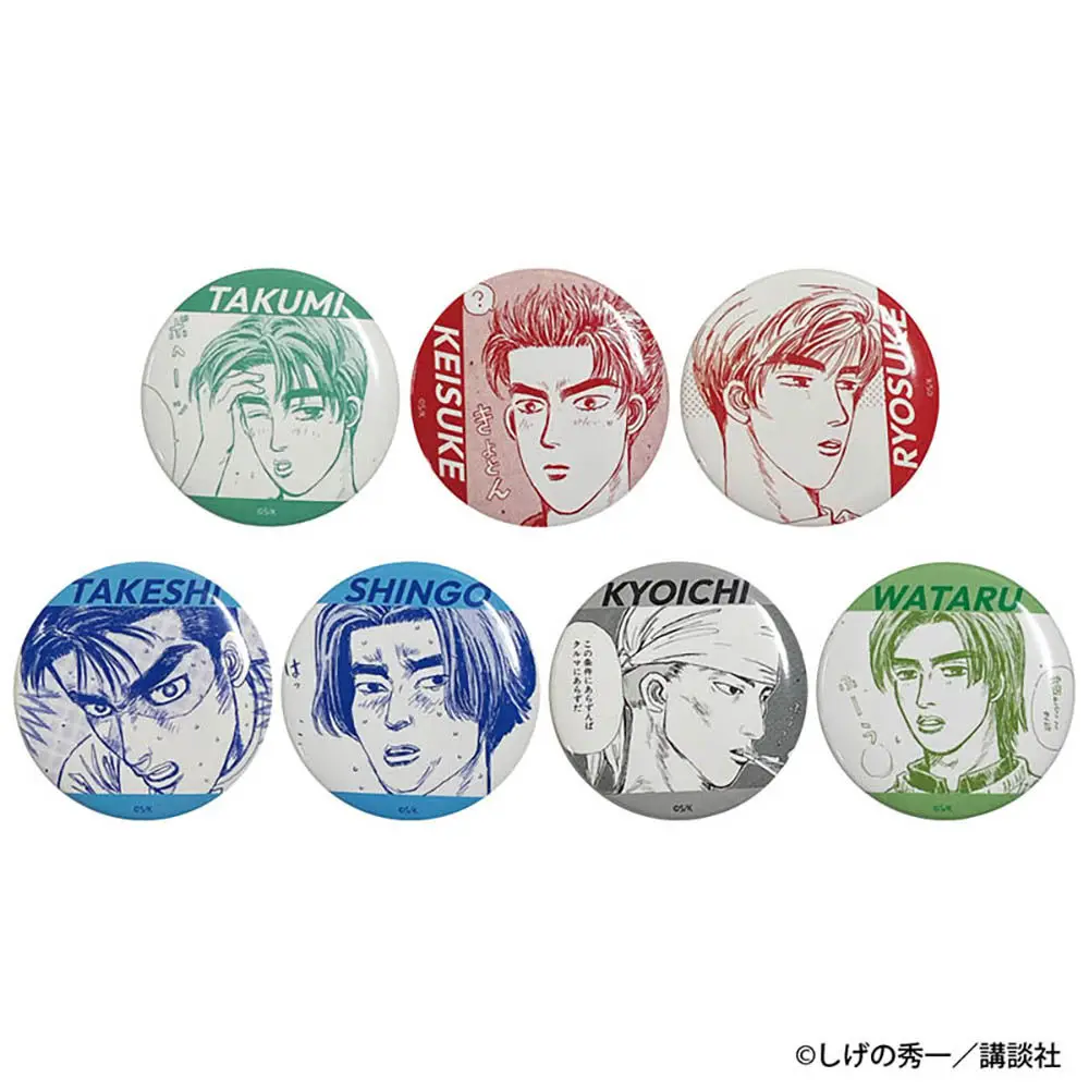 

Japan Granup Goods Initial D Original Painting Metal Badges Third Bullet Peripheral