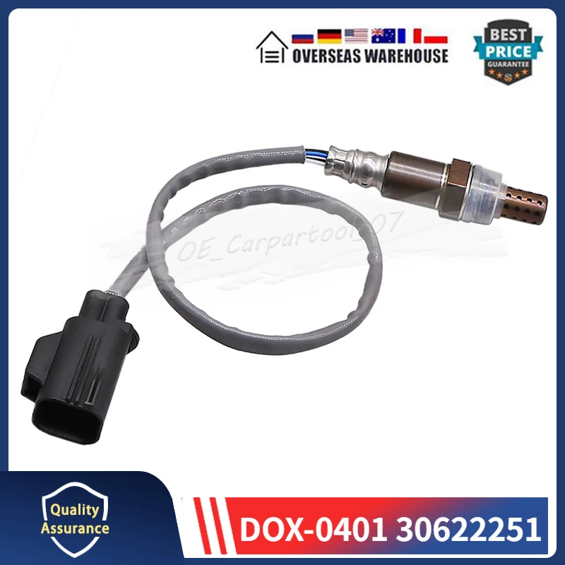 

DOX-0401 30622251 Lambda кислородный датчик ниже по потоку 1 шт. для 2000-2004 Volvo S60 1999-2006 VOLVO S80 2.4L O2 Sensor 8658480