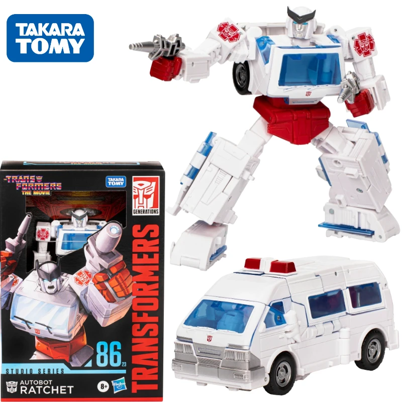 In Stock Takara Tomy Transformers SS Series SS-86 23 Ratchet Collectible Figures Movable Building Block Toys Popular Gifts