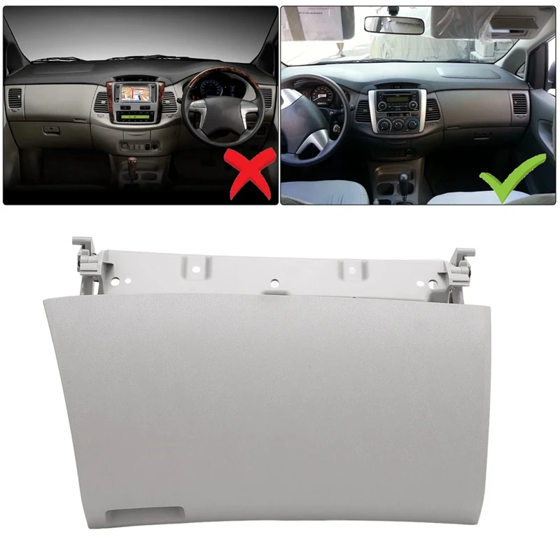 55440-0K040-A0 Grey Dash Glove Box Upper Panel For Toyota Innova 06-15 LHD Passenger Storage Box Panel Cover 554400K040