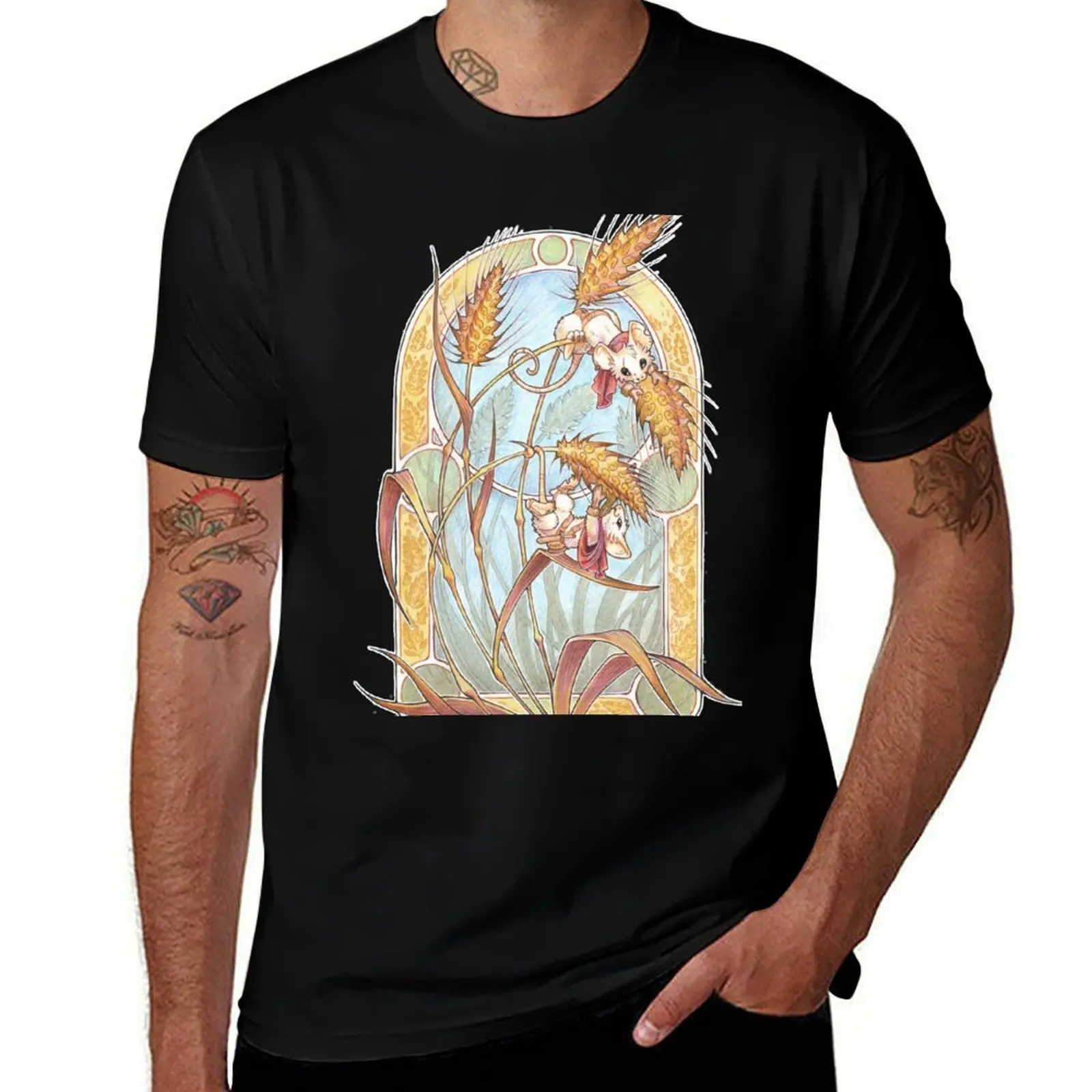 

assassin mice at work T-Shirt Plus Size Summer Casual T-Shirt
