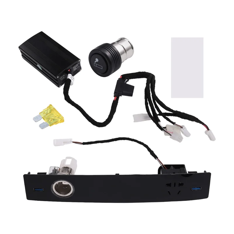 

ABXN-для Toyota Land Cruiser 200 LC200 2008-2015, многофункциональная USB-розетка, вольтметр, зарядное устройство, кулисный переключатель, заднее сиденье автомобиля