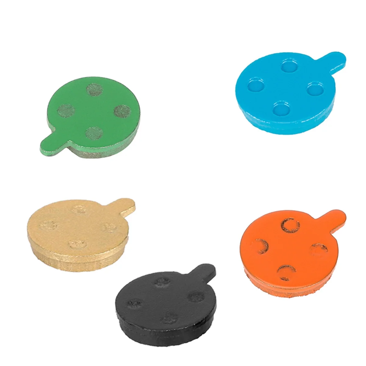 طقم وسادة فرامل سكوتر A71P، وسادات فرامل سكوتر كهربائي برو، وسادات فرامل قرصية معدنية كاملة #4