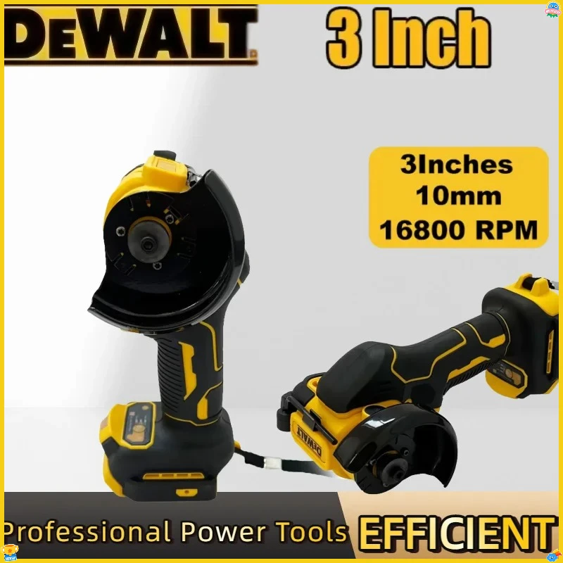 디월트 무선 앵글 그라인더 3인치 미니 연마기 전동 절단 공구