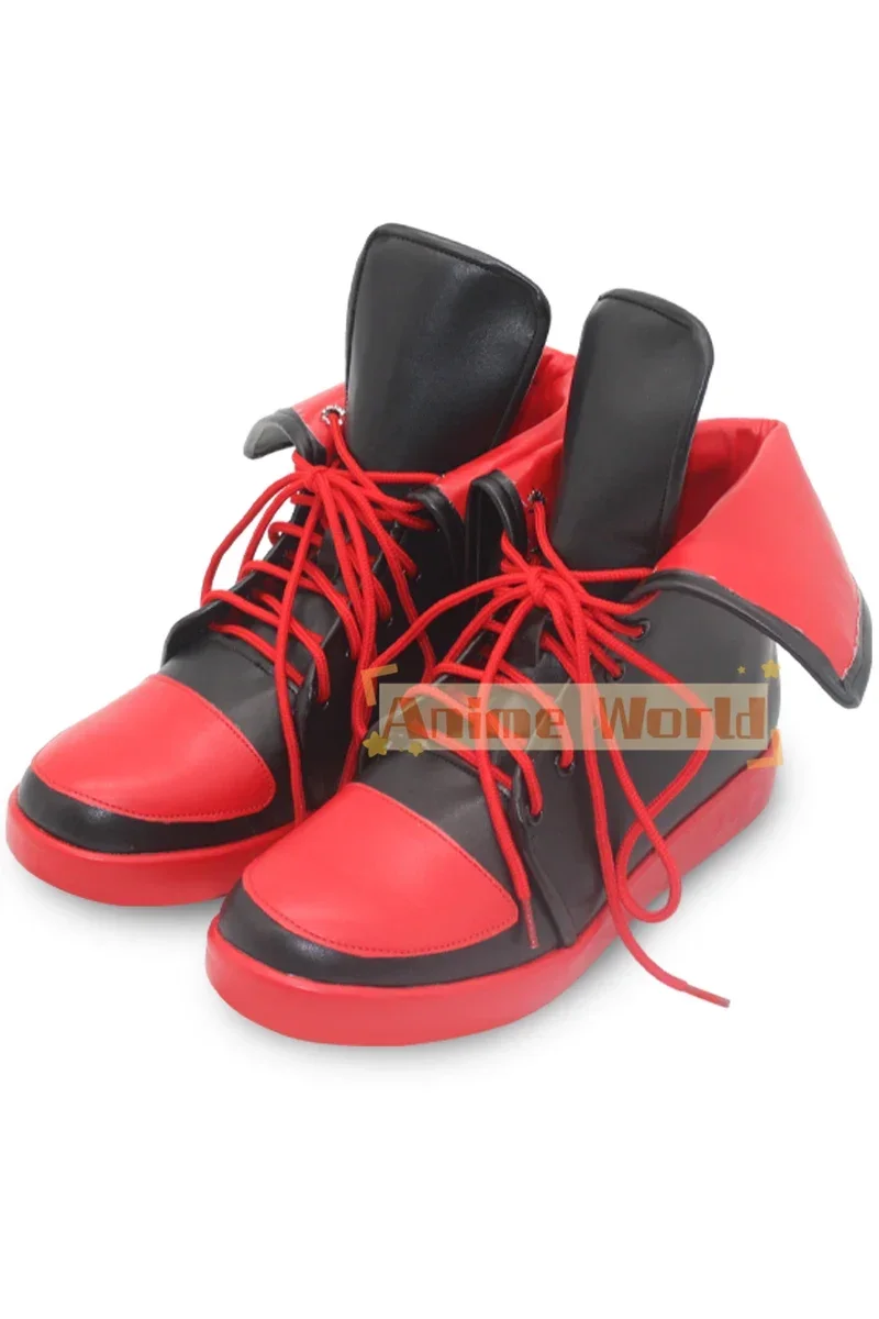 ゲームブルーアーカイブネルコスプレ靴 Pu レザーシューズハロウィンカーニバルブーツコスプレ小道具カスタムメイド