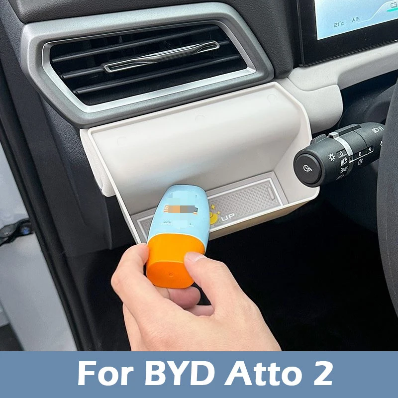 

Органайзер для хранения в воздуховоде вентиляции для BYD Atto 2: для очков, ключей и мелочей, аксессуар для салона автомобиля