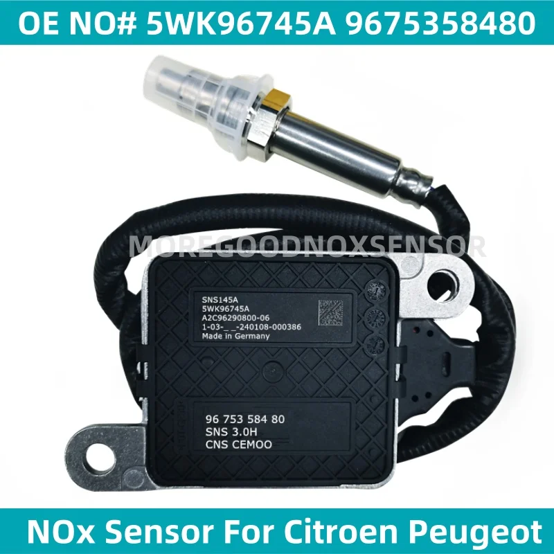 5WK96745A 9675358480 Original NEW Nitrogen Oxide NOx Sensor For PEUGEOT VAUXHALL For Citroen C3 C4 DSOR PEUGEO008 308 3008 508