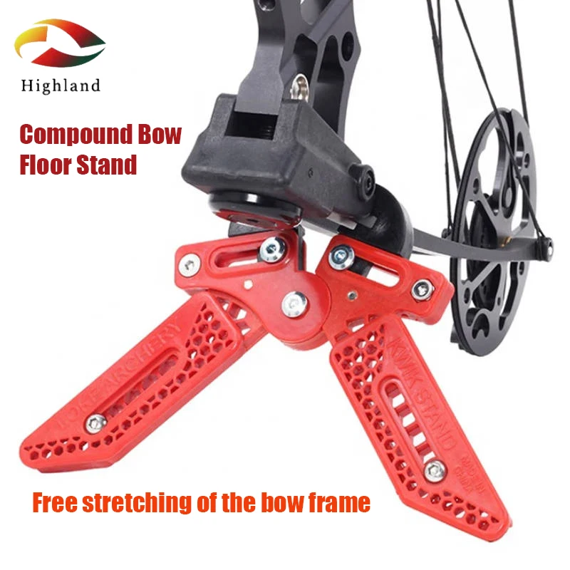 Adjustable Jaws Bow Stand  17CM Red Blue Black Composite Plastic Composite Bow Holder Multi-angle Adjustable Handlebar Holder