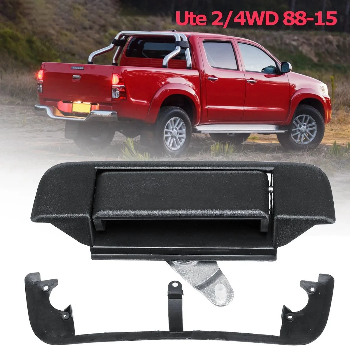 Rear Tailgate Door Handle Outside Exterior for Toyota Hilux Ute 2/4WD 1988-2015 69090-89102