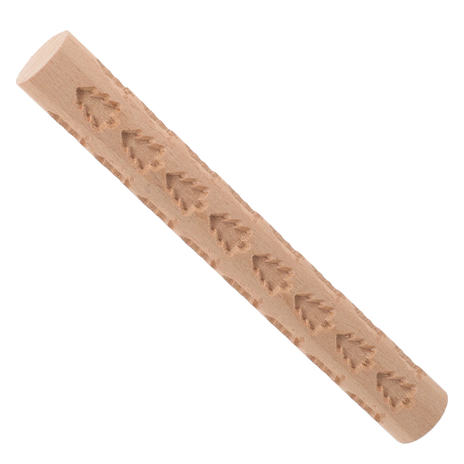 

Wooden Rolling Pin Clay Tool Polymer Craft Texture Roller for Pottery Printing Earring Maker DIY Handmade Project