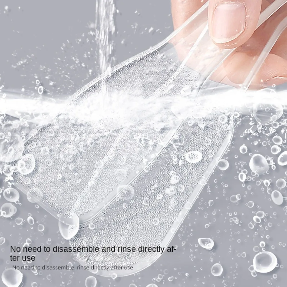 Szczotka do stóp z nano szkła, przezroczysty pilnik do stóp, narzędzie do usuwania zrogowaciałego naskórka i martwego naskórka, szklany pilnik do pedicure, pilniczek do szorowania skórek.