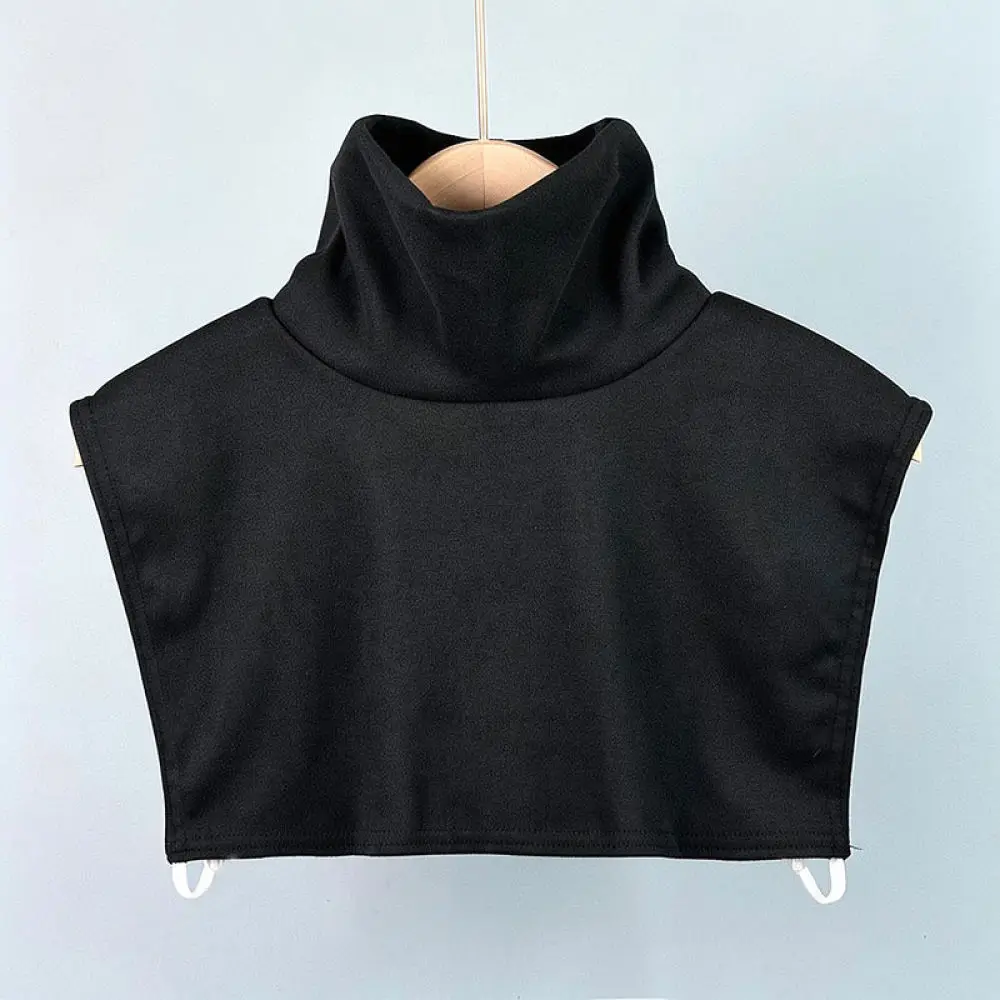 Elegant Knitted Fake Collar Winter Turtleneck Dickey Warm Neck Cover Korean Style Fashion Accessory For Women Apparel