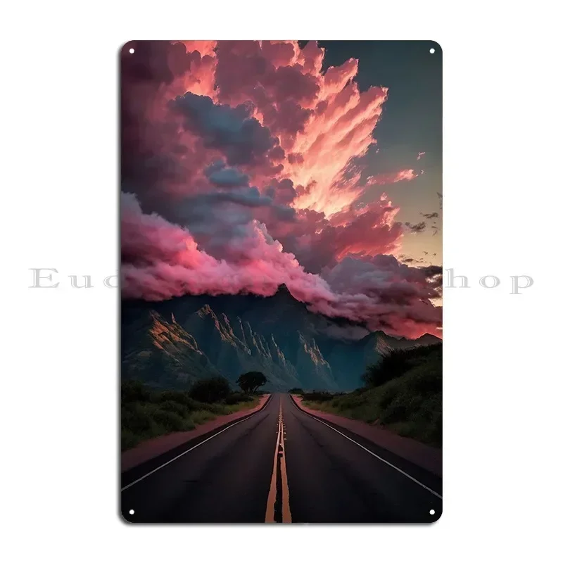 Hawaii Metal Sign Wall Cave Designing PaintingGarage Printing Tin Sign Poster