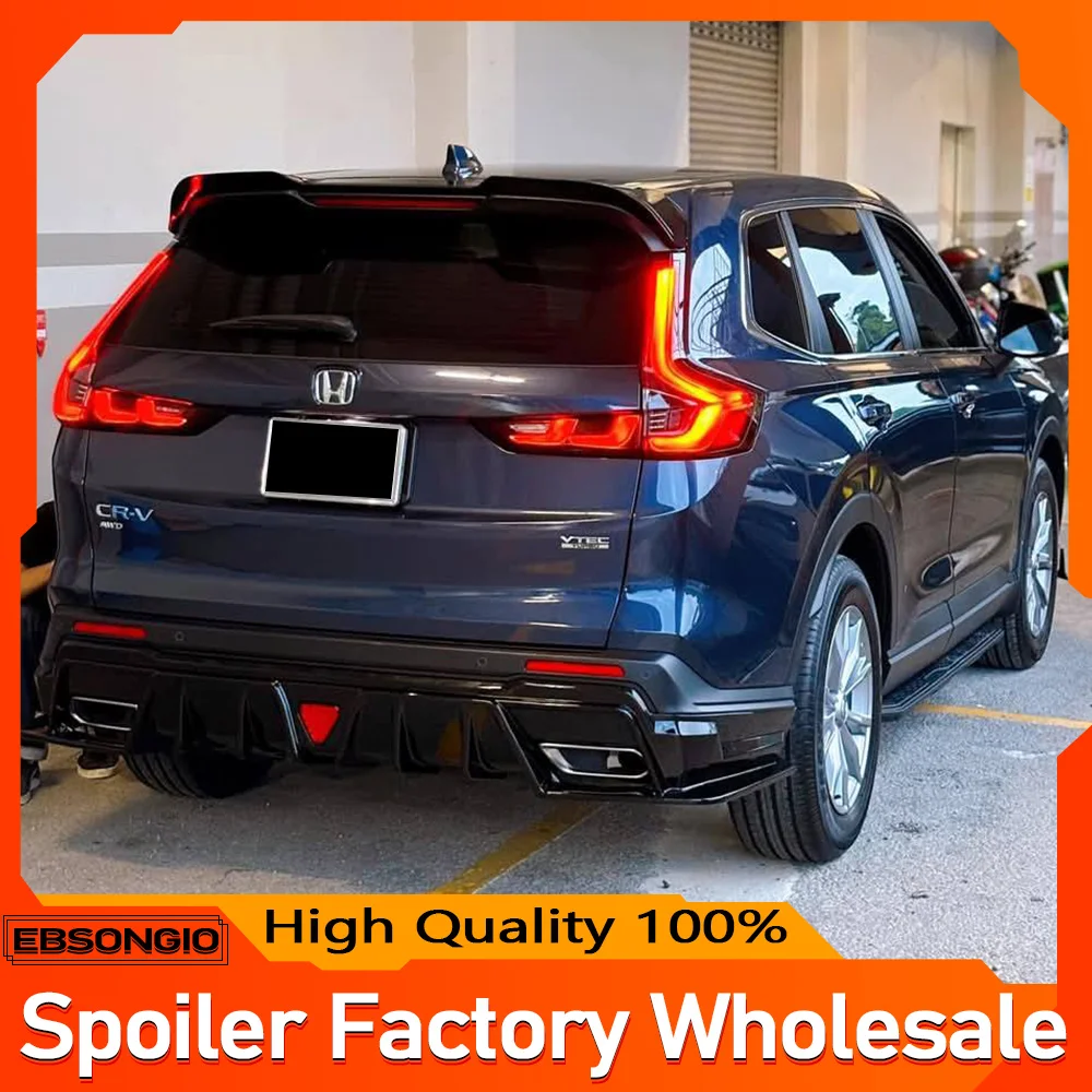 

Rear Roof Spoiler for Honda CRV CR-V 2017 - 2022 Accessories Car Trunk Tail Carbon Pattern Black Wing Spoiler Fixed Wind Wing
