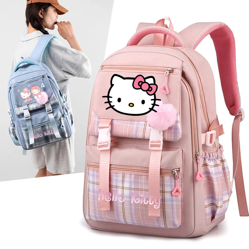 

Hello Kitty Backpack Cartoon Sport Rucksack for Boy Girl Daily Bagpack Laptop Teens Travel School Knapsack