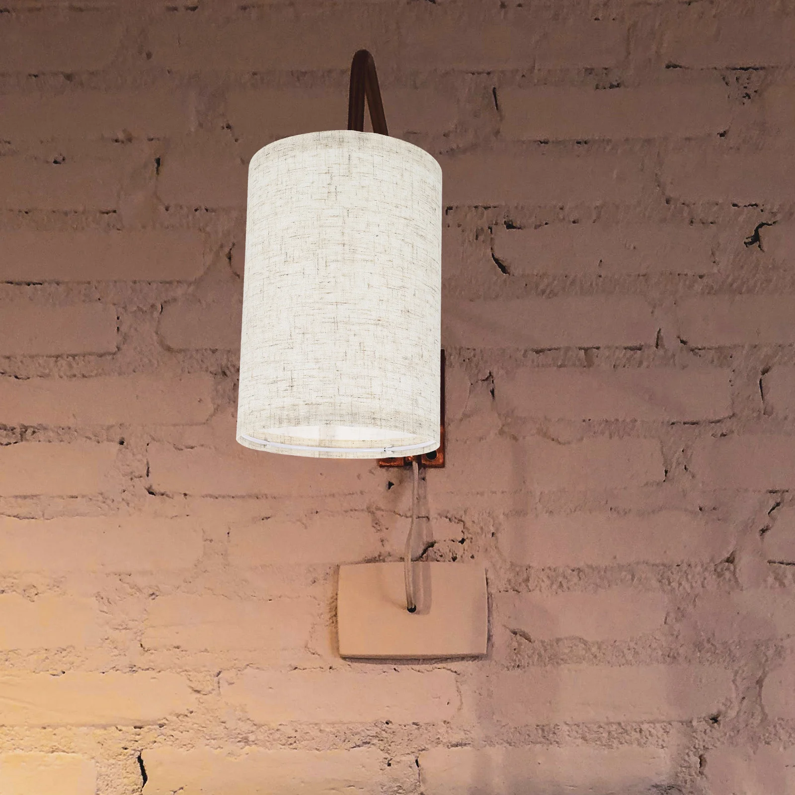 

Съемный абажур, складной чехол для стола для дома, пыленепроницаемый абажур для защиты глаз, льняной настенный светильник, подвесной светильник в виде ракушки