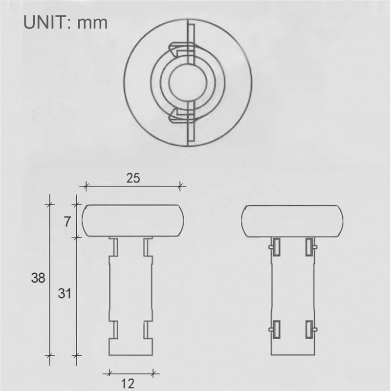 ABPQ-6Pack DC 5V USB humidificador atomización disco interfaz micro placa de circuito de unidad de atomización para el hogar DIY