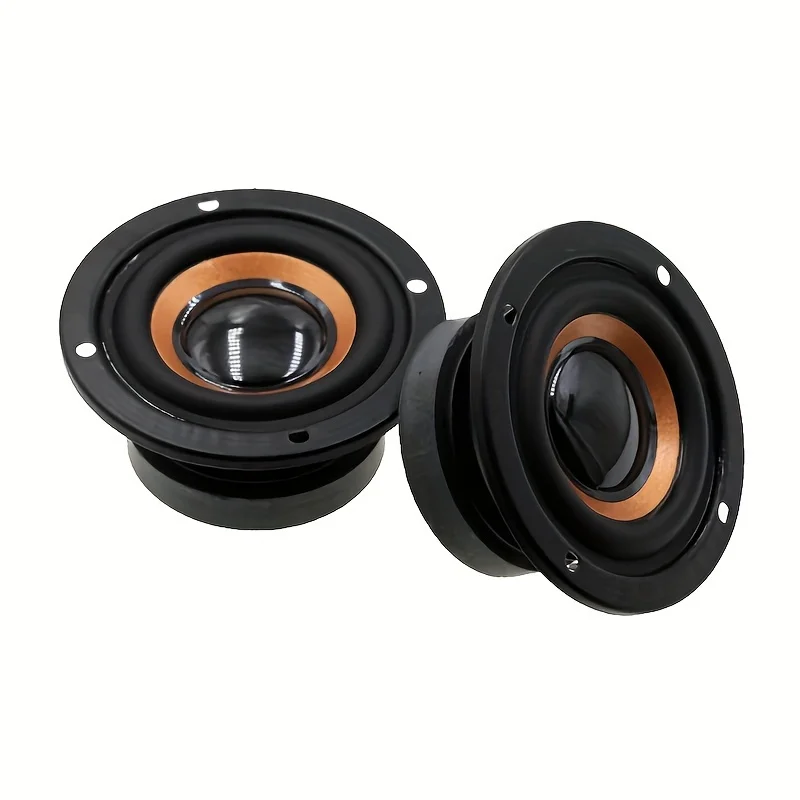 2 parlantes de 63mm, 4 ohmios, 5W, subwoofer, núcleo magnético de 45, altavoz redondo de graves, DIY, mini altavoz Bluetooth portátil 6