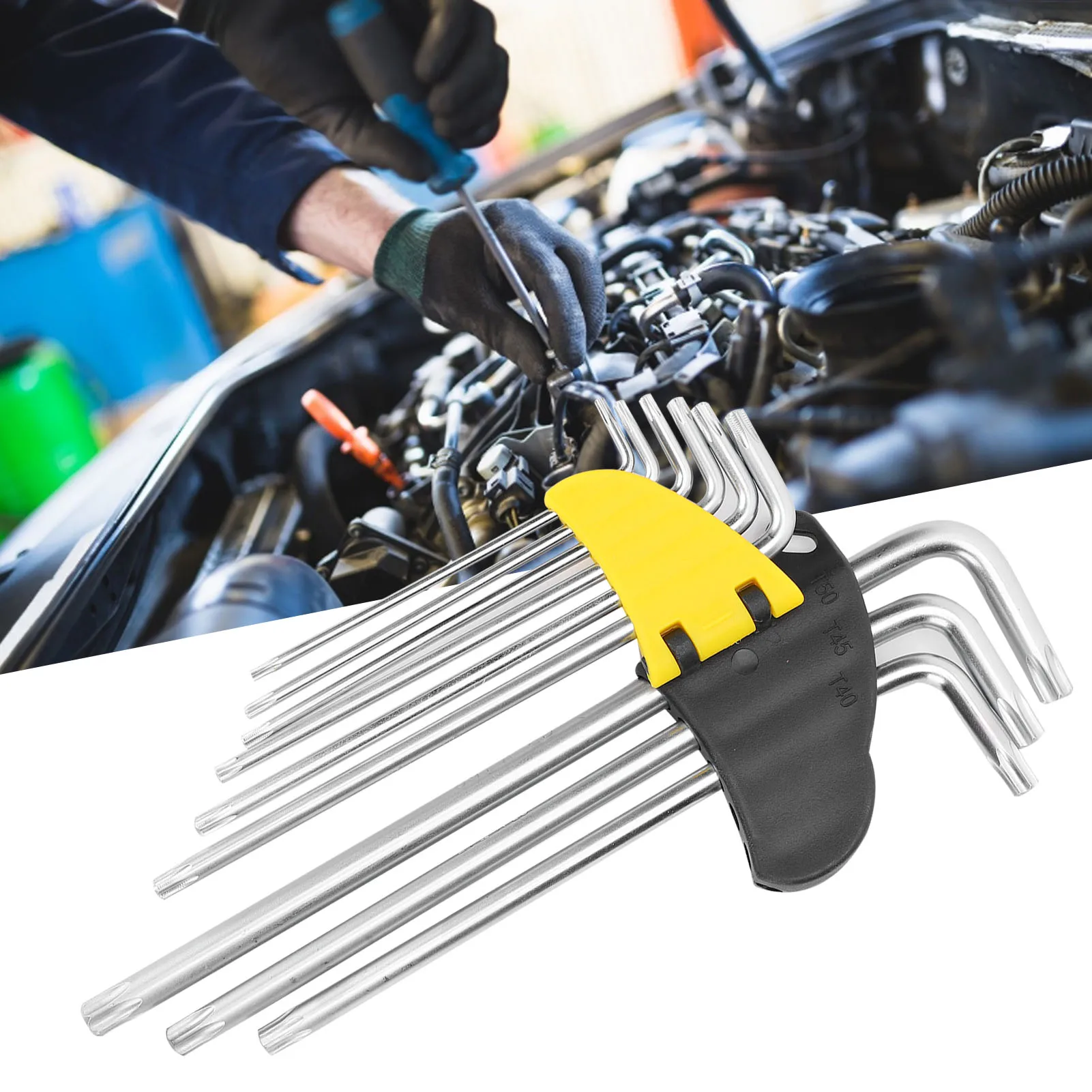 9PCS Star Shape Hex…